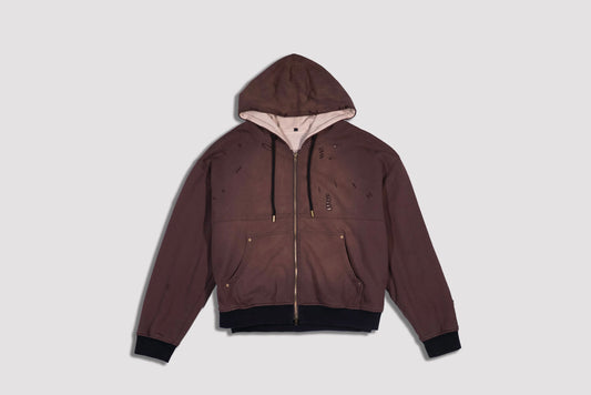 Double Layered Cropped Hoodie